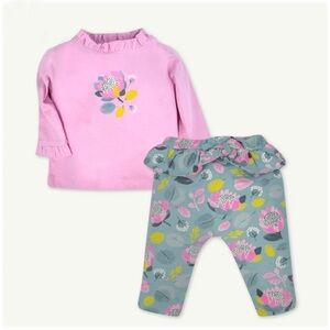 Oliver & Rain baby girl pant set